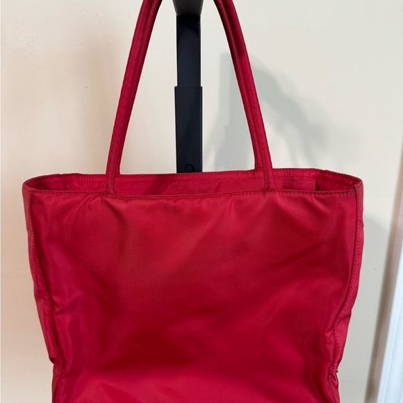 Prada Nylon Red Tote Bag - Picture 1 of 10